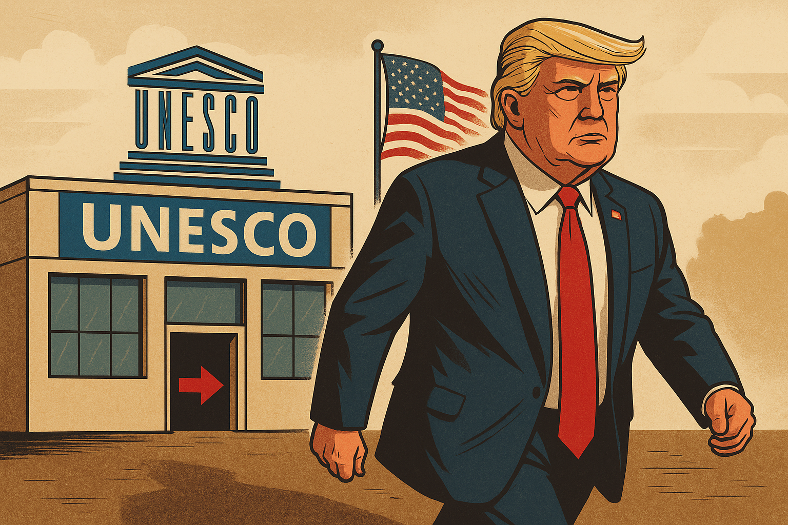 Trump Exits UNESCO Again