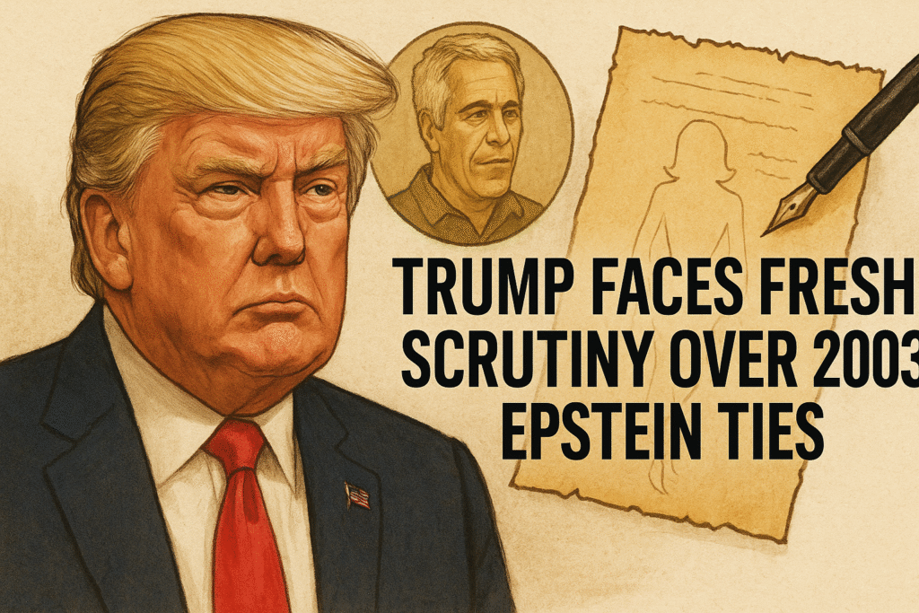 Trump Faces Fresh Scrutiny Over 2003