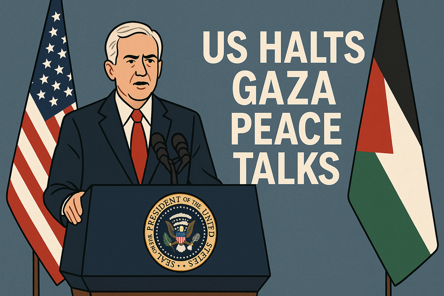 US Halts Gaza Peace Talks
