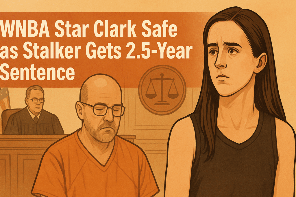 WNBA Star Clark Safe
