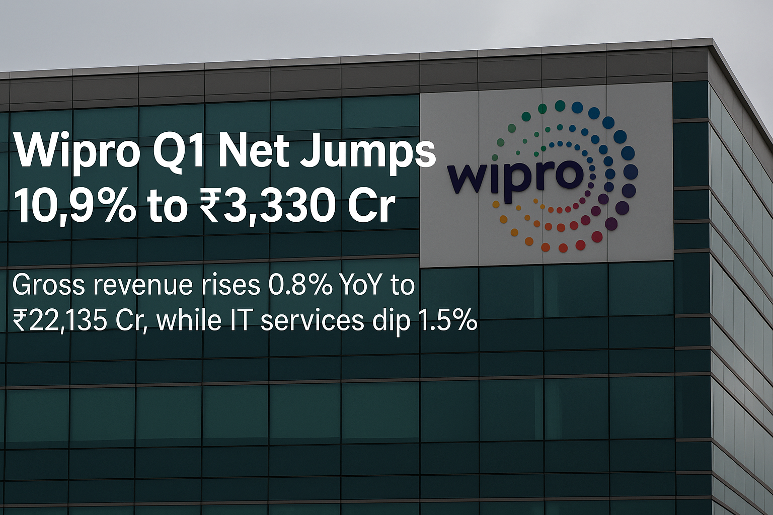 Wipro Q1 Net Jumps