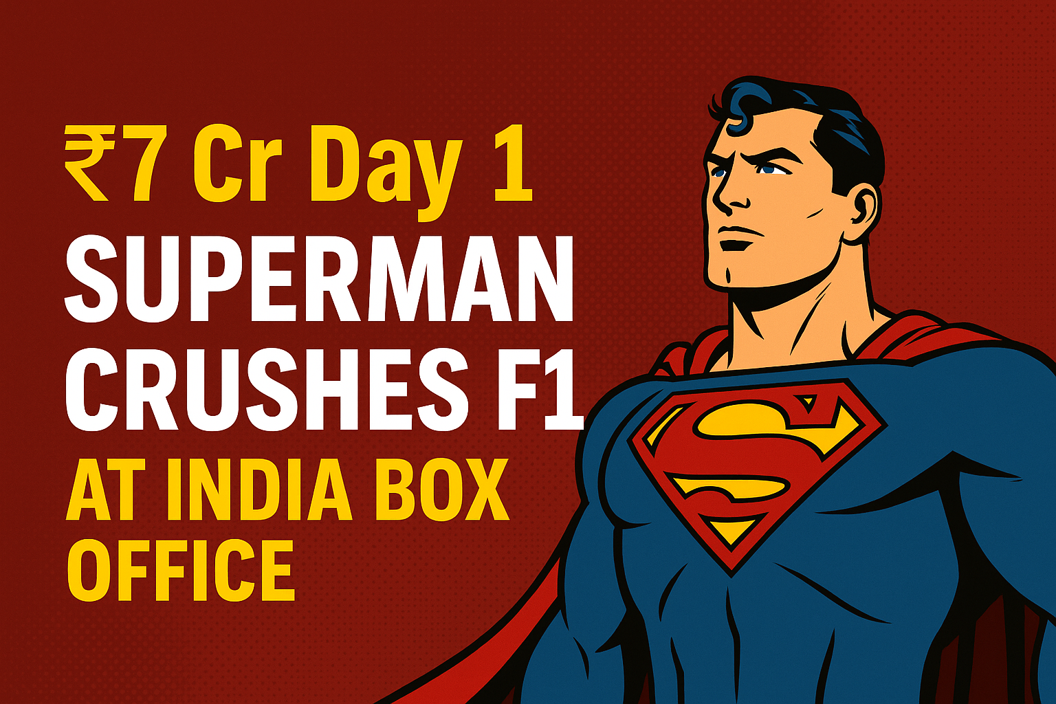 Superman Crushes F1 at India Box Office