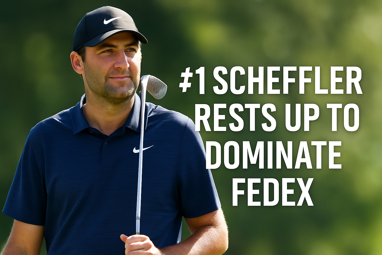1 Scheffler Rests Up to Dominate FedEx