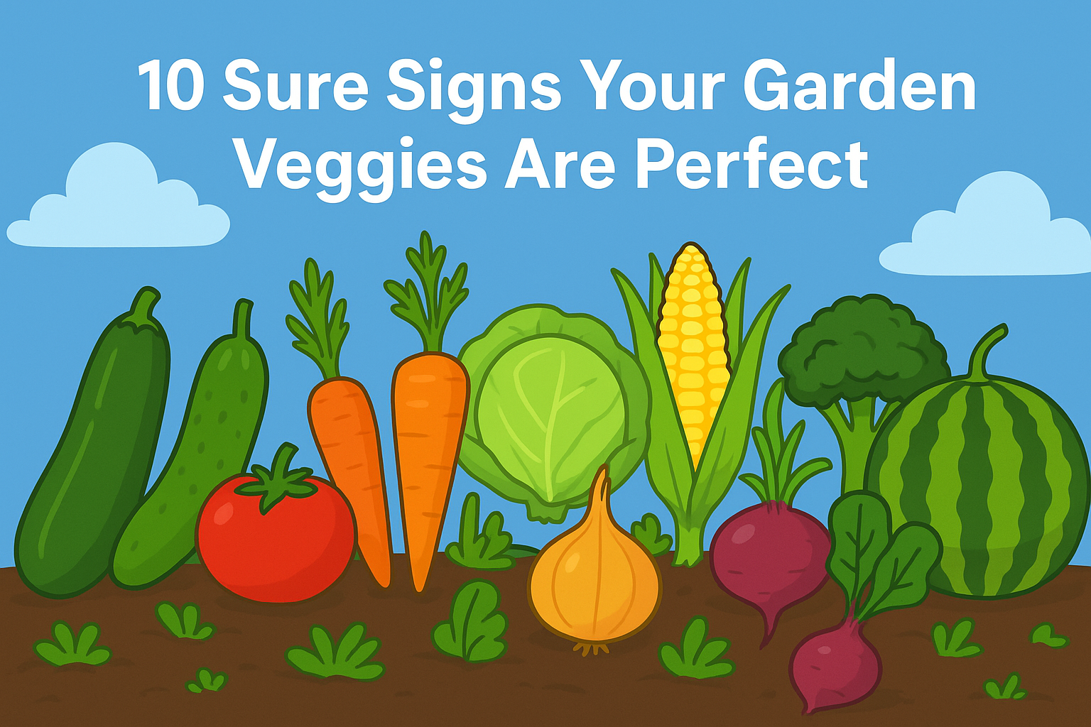 10 Sure Signs Your Garden Veggies Are Perfect