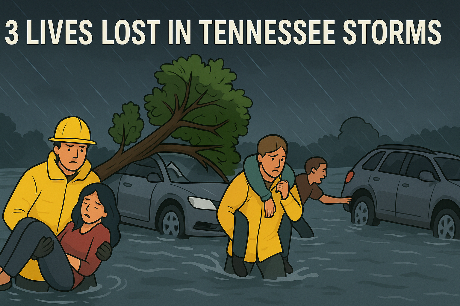 3 Lives Lost in Tennessee Storms