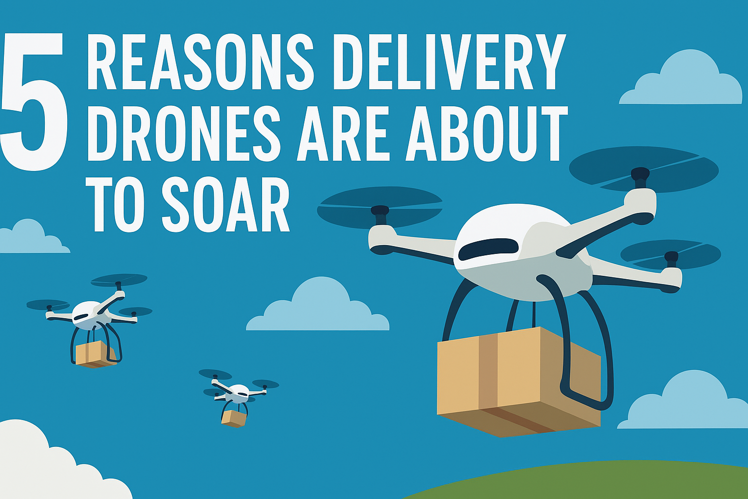 5 Reasons Delivery Drones Are About to Soar