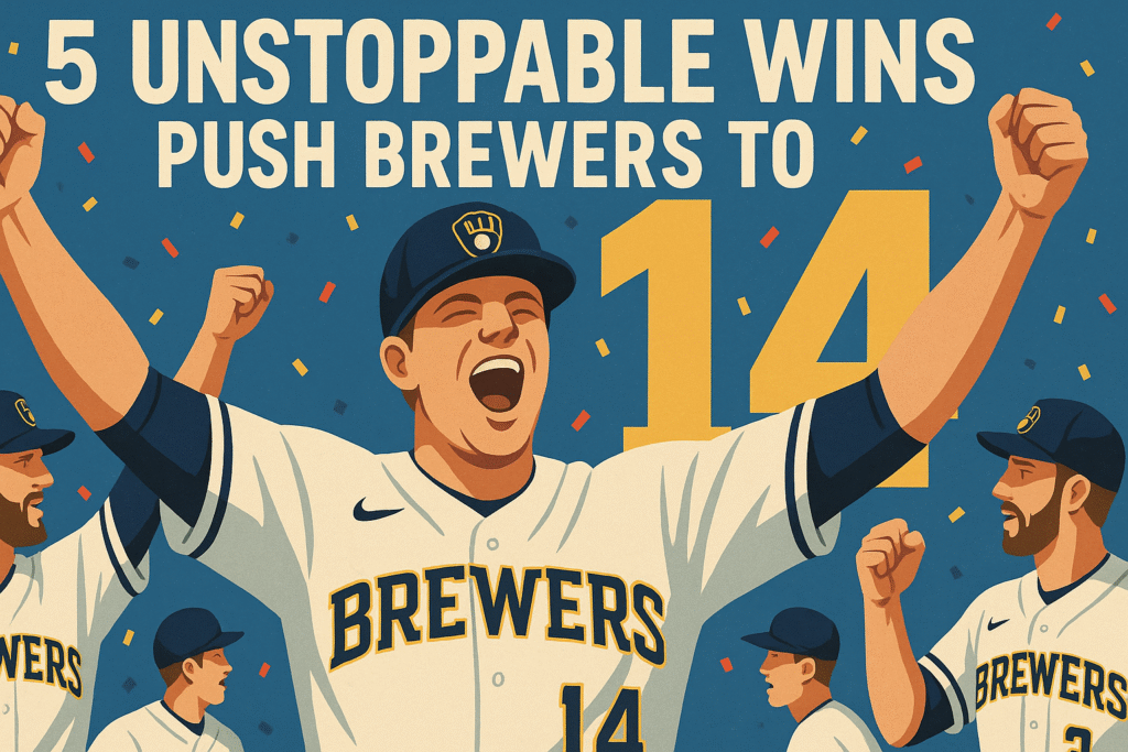 5 Unstoppable Wins Push Brewers to 14
