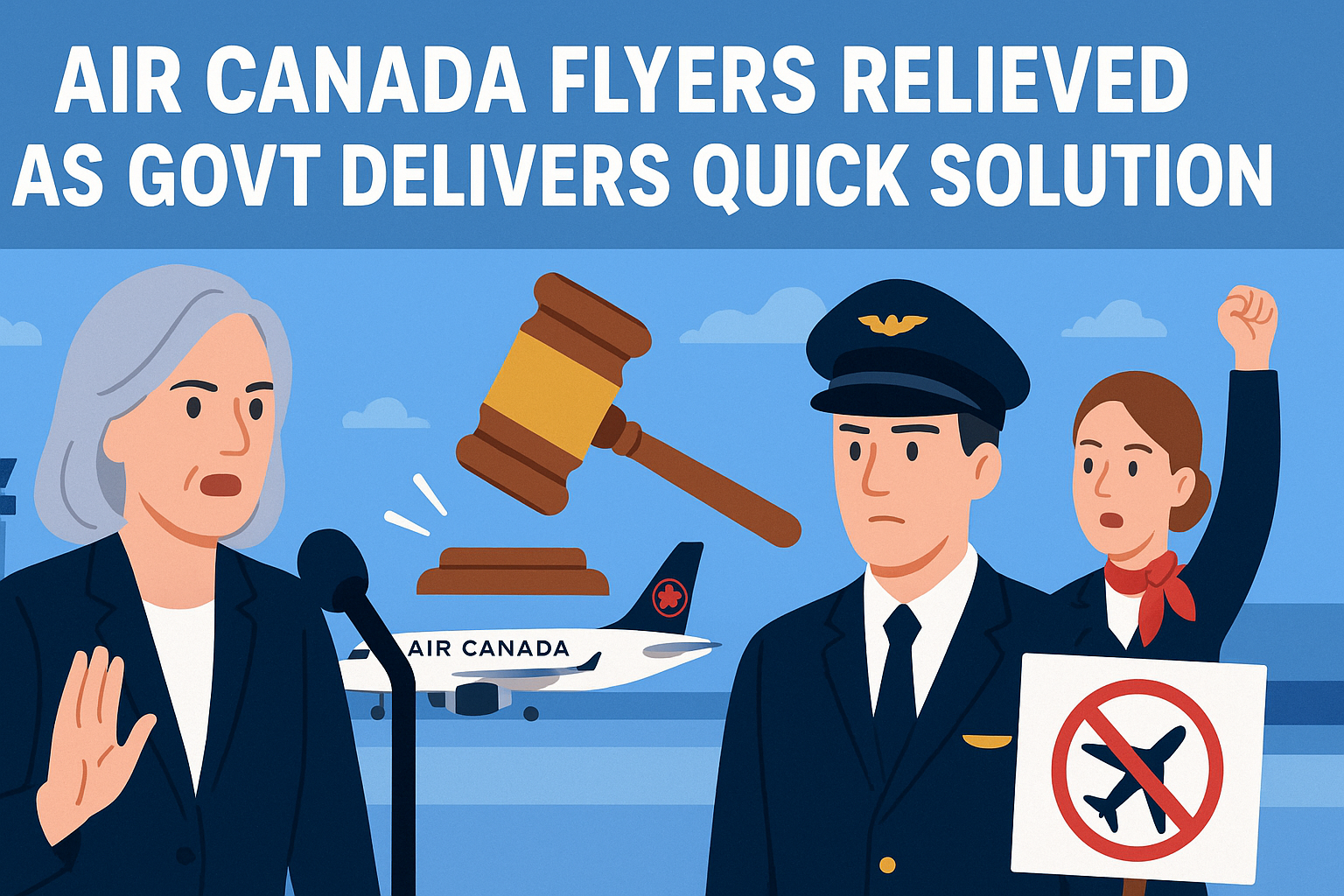 Air Canada Flyers Relieved as Govt Delivers