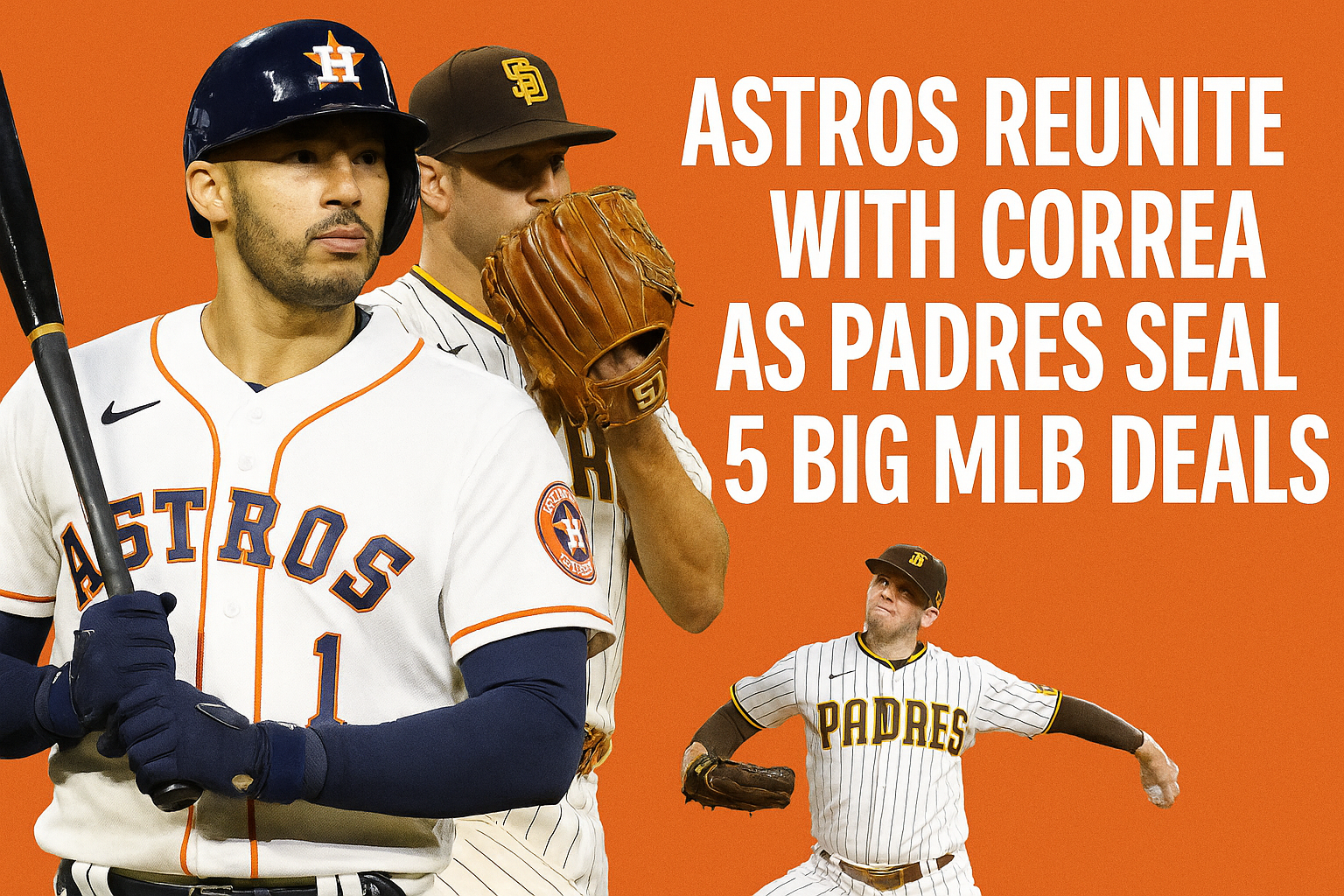 Astros Reunite With Correa