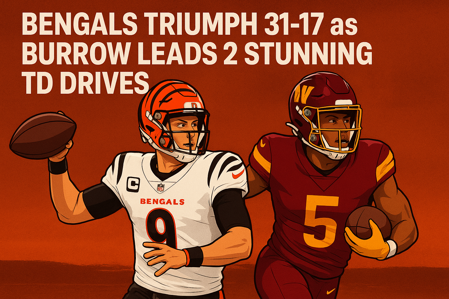 Bengals Triumph 31-17 as Burrow Leads