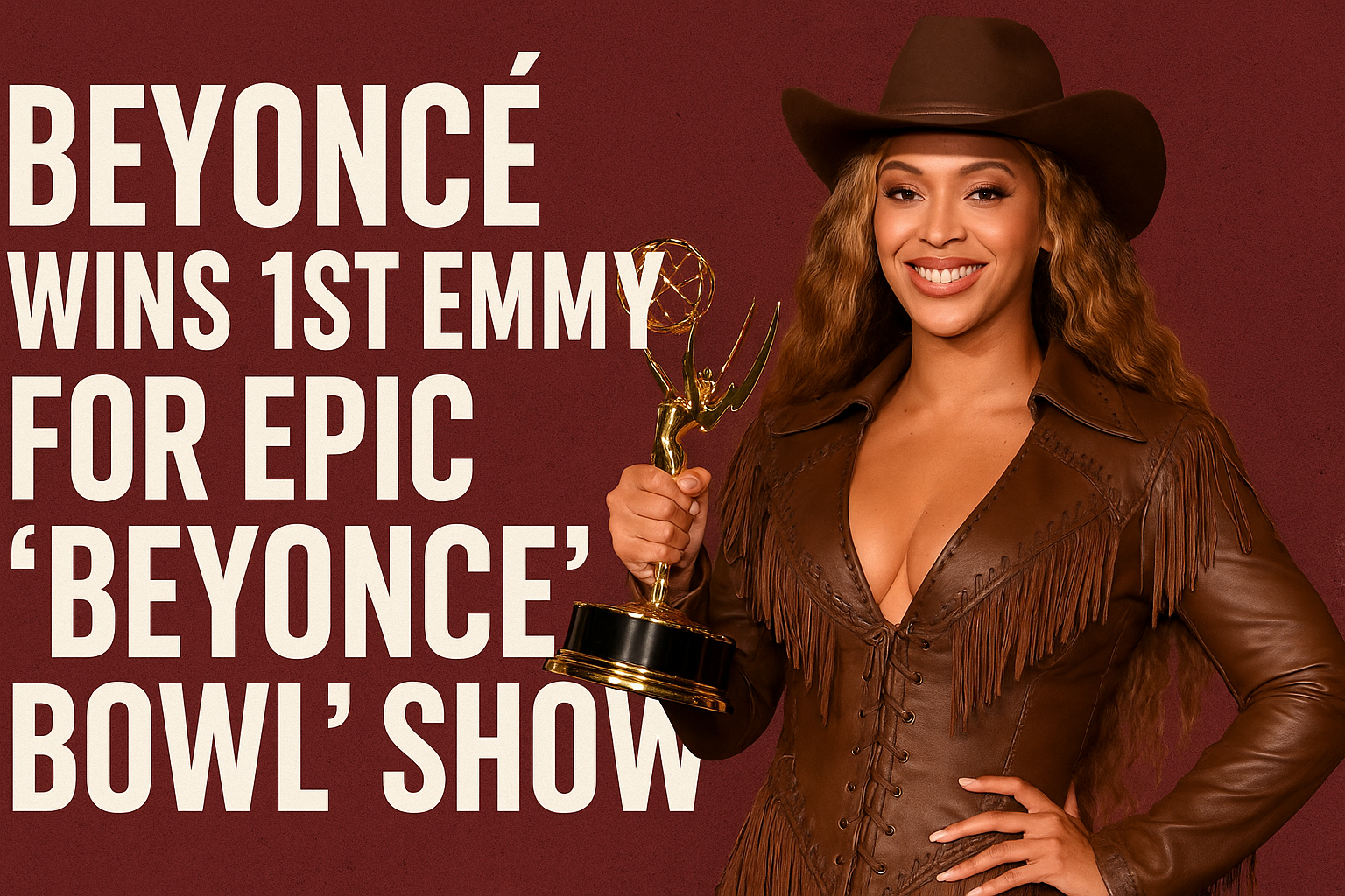 Beyonce Wins 1st Emmy for Epic