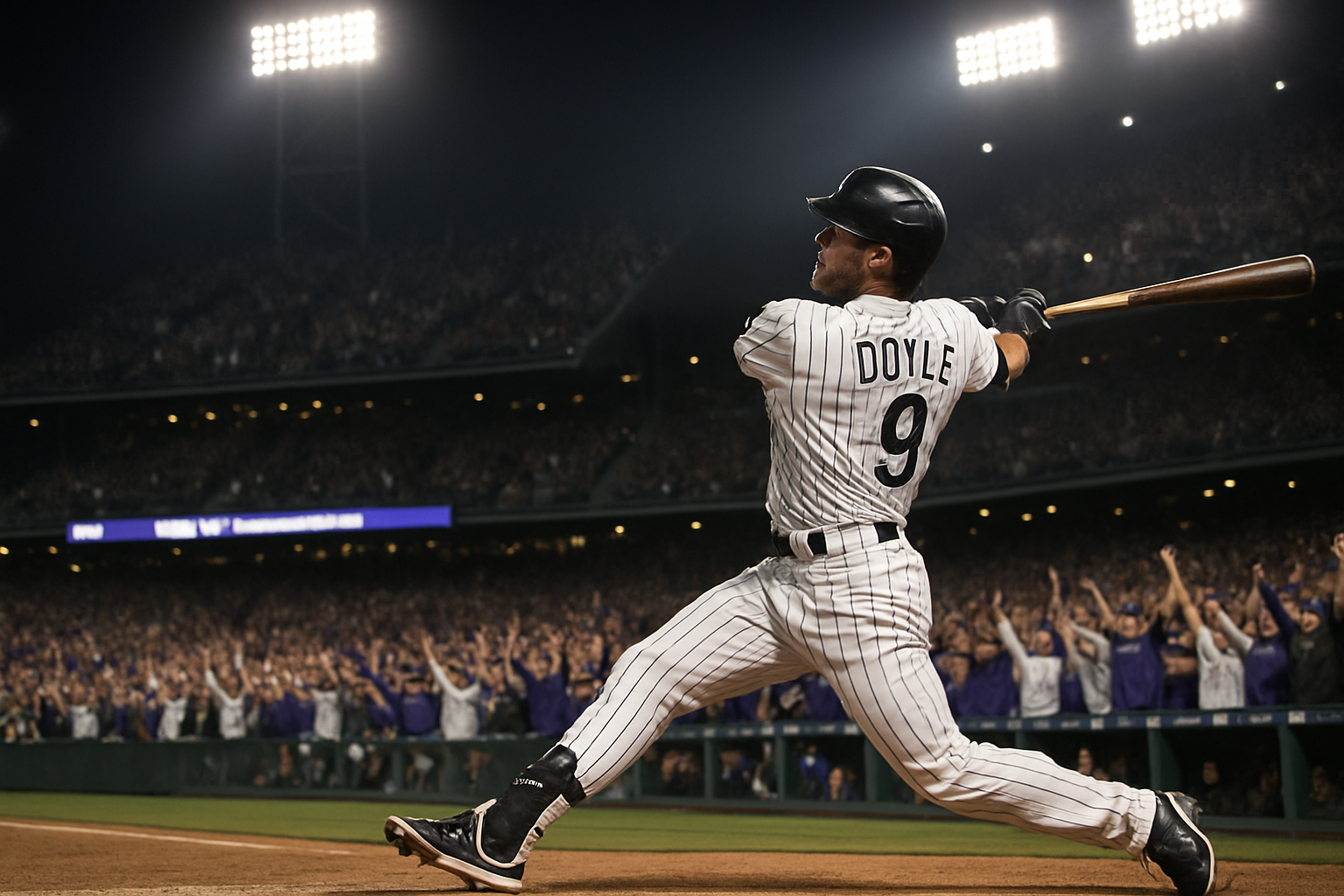 Doyle Blasts Walkoff in Rockies