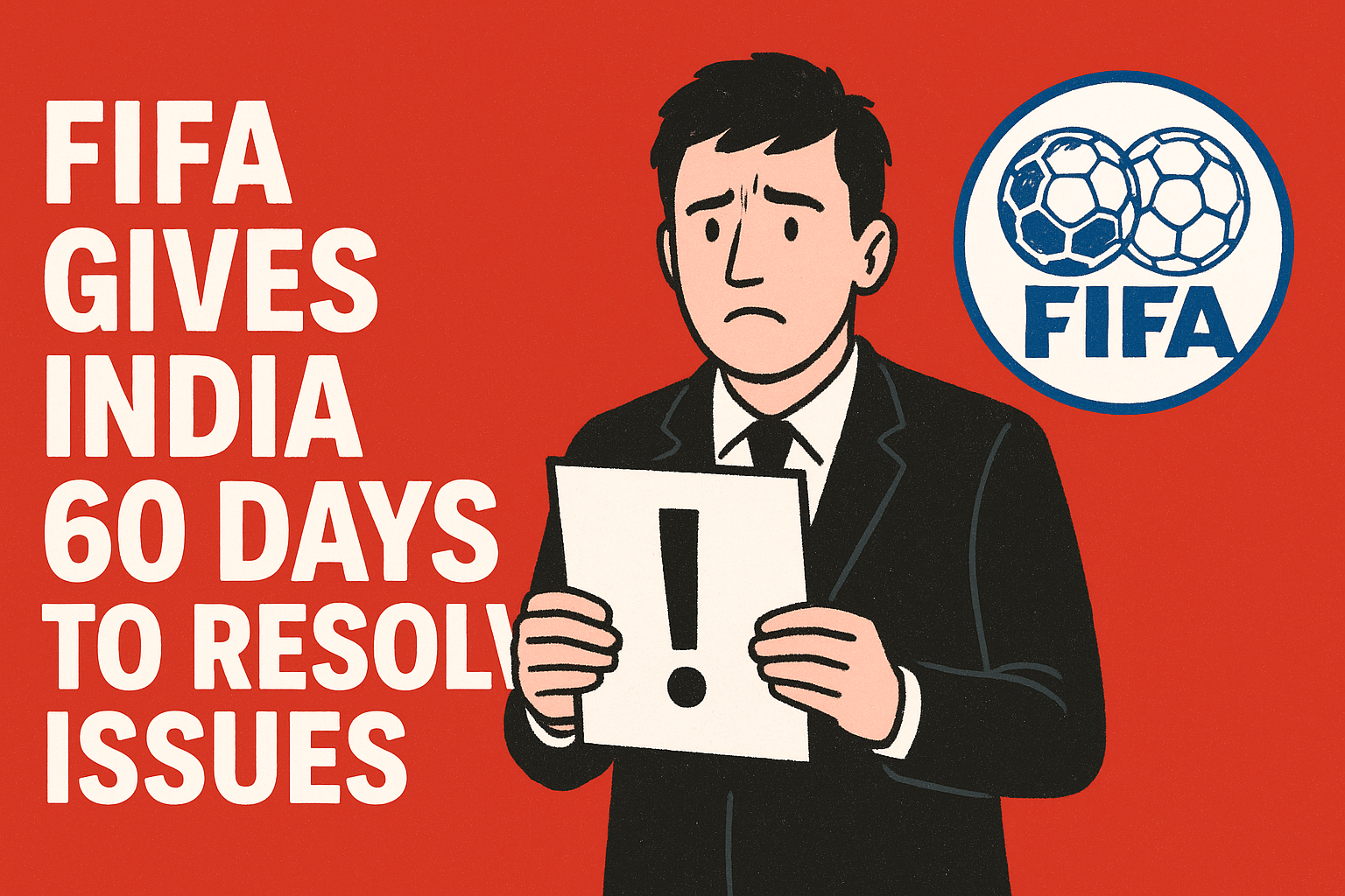 FIFA Gives India 60 Days to Resolve Issues