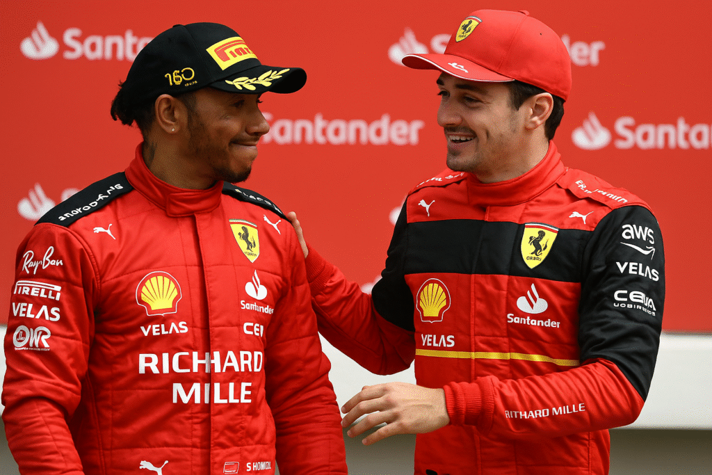 Hamilton Praises Ferrari Teammate