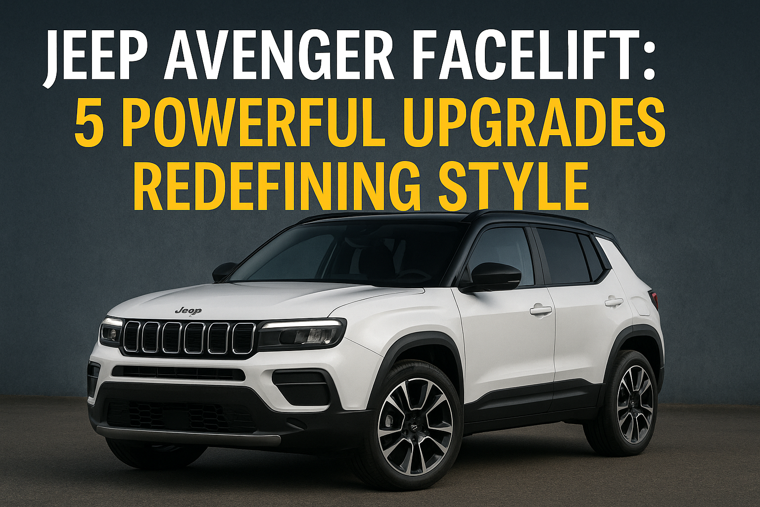 Jeep Avenger Facelift