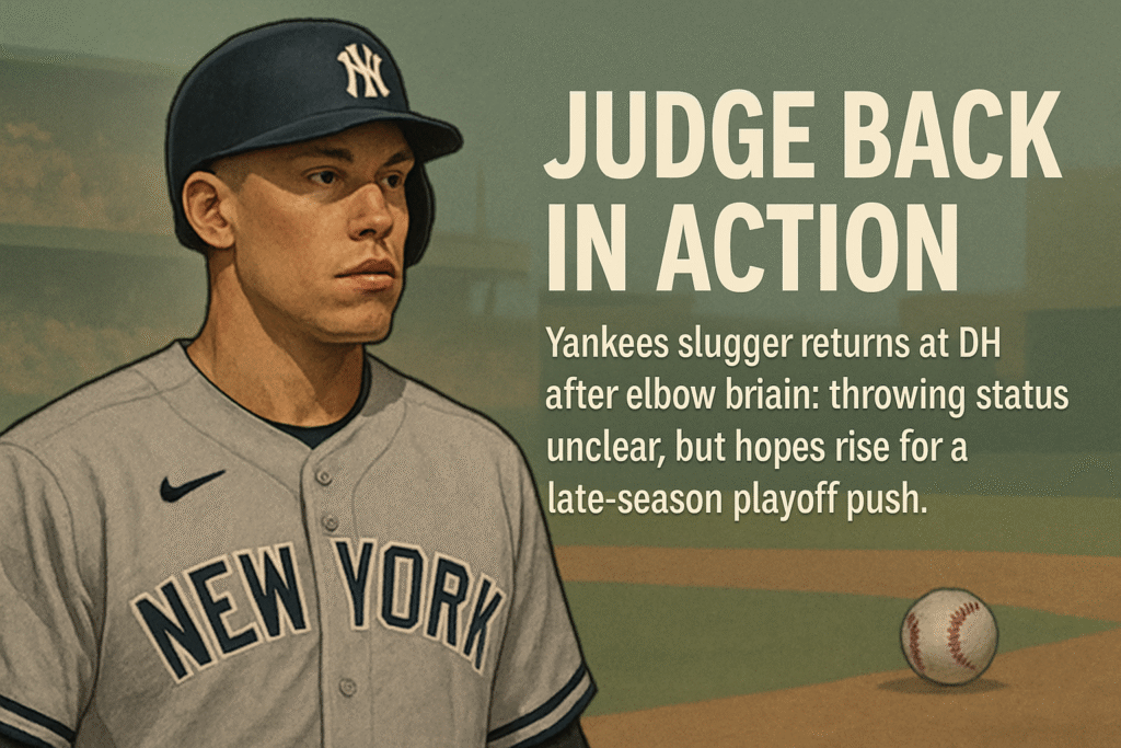 Judge Back in Action