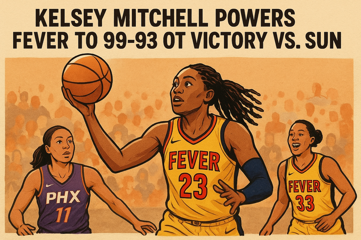 Kelsey Mitchell Powers Fever