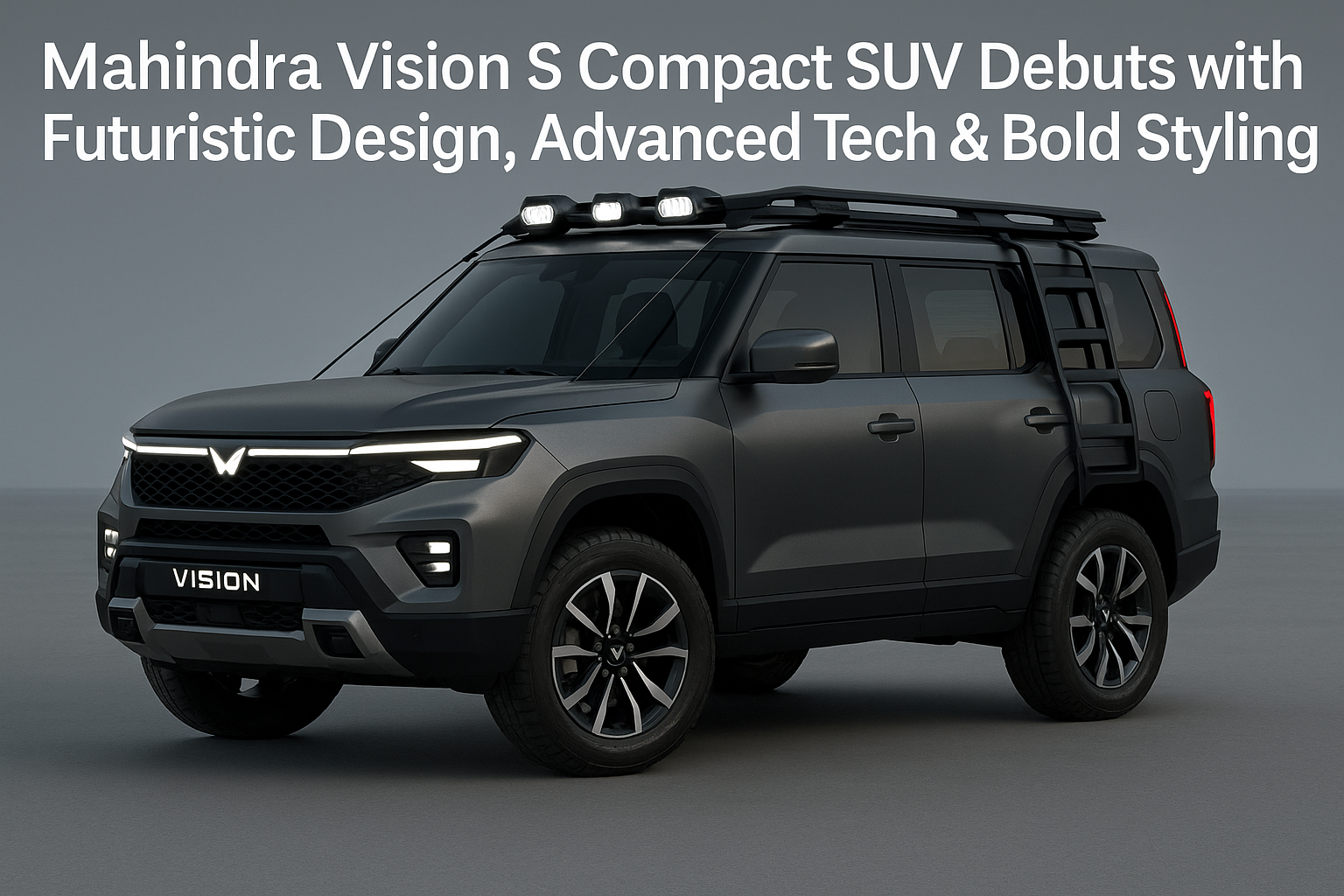 Mahindra Vision S Compact SUV Stuns