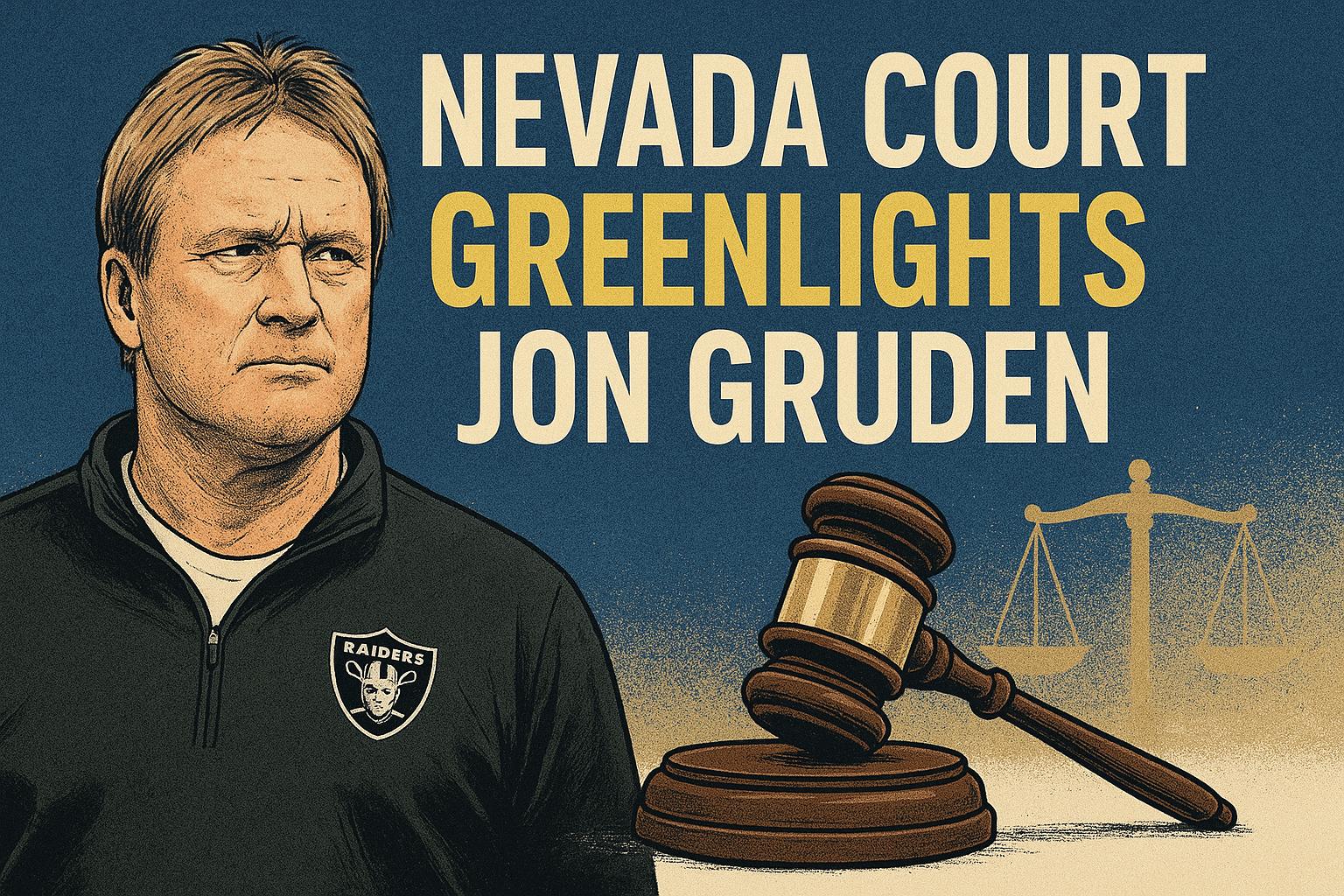 Nevada Court Greenlights Jon Gruden
