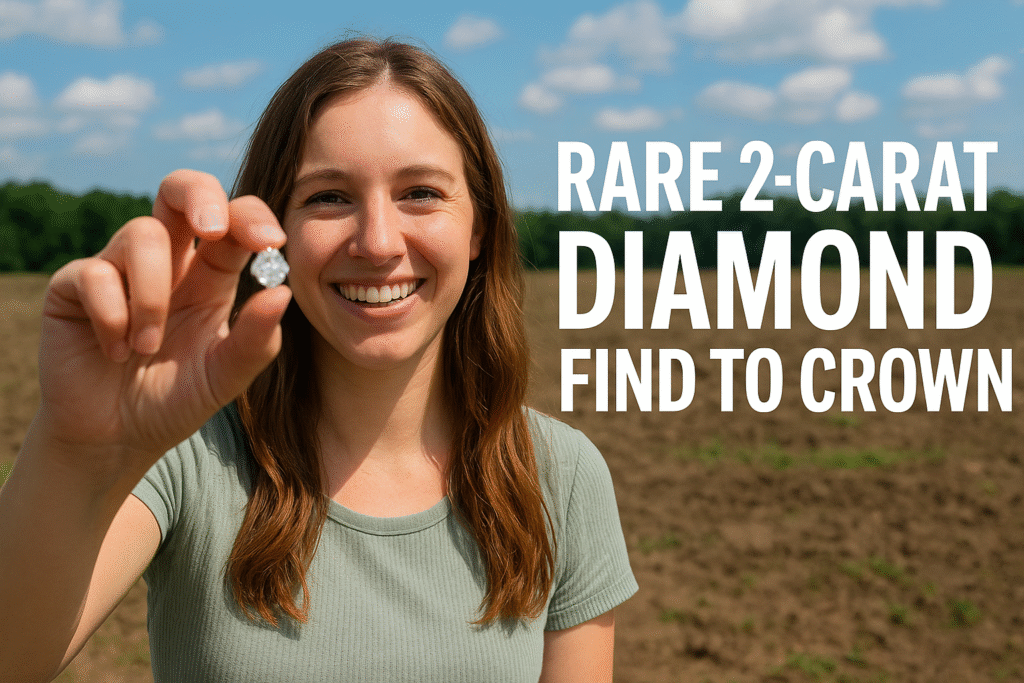 Rare 2-Carat Diamond Find to Crown