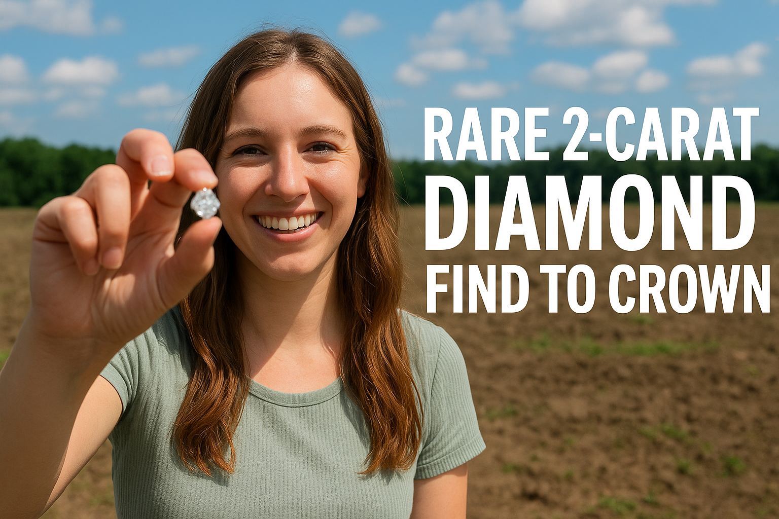 Rare 2-Carat Diamond Find to Crown
