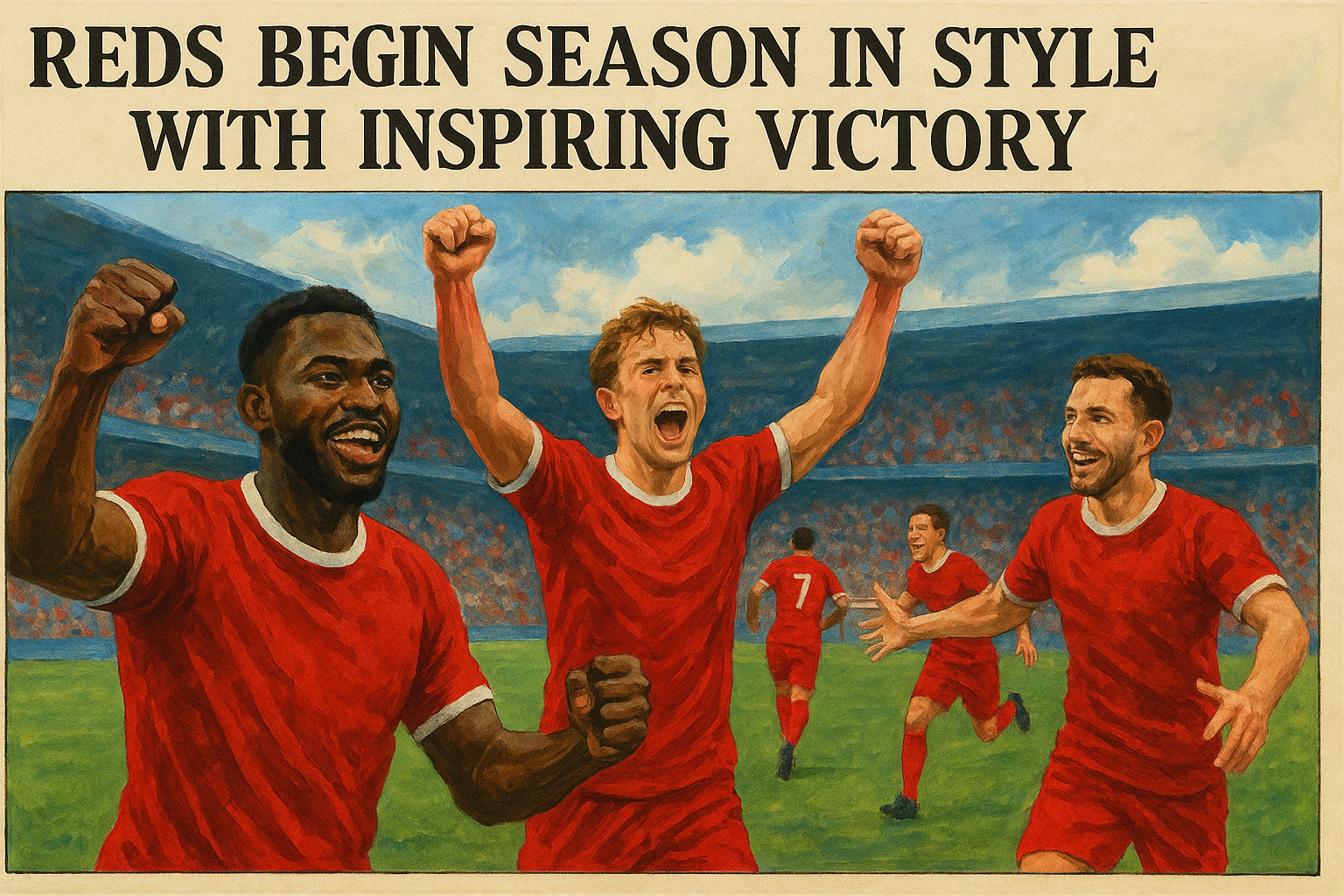 Reds Begin Season in Style