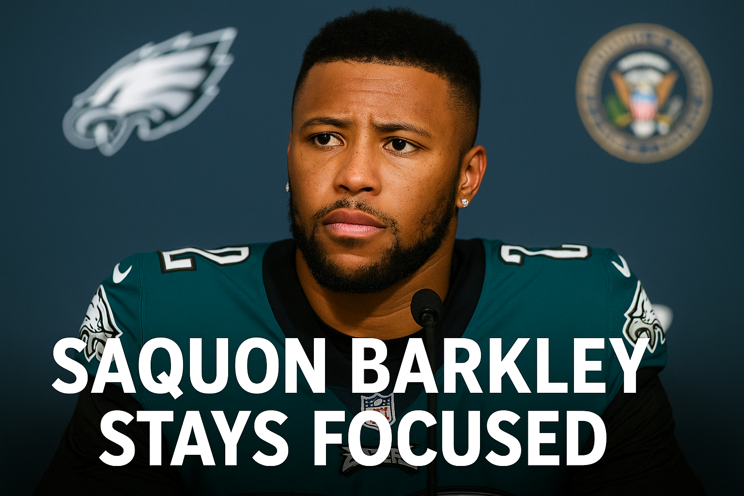 Saquon Barkley Stays Focused