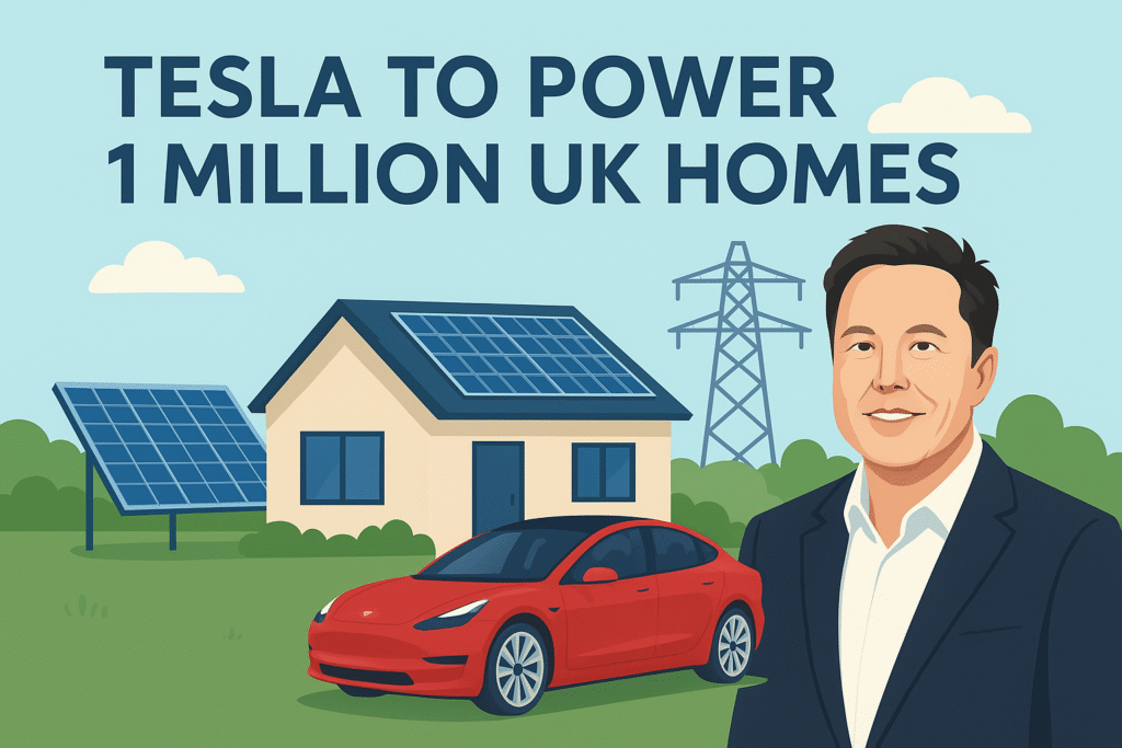 Tesla to Power 1 Million UK Homes