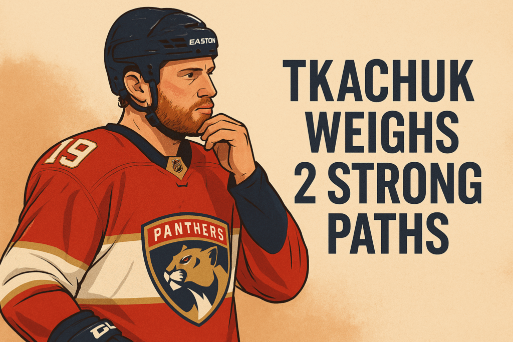 Tkachuk Weighs 2 Strong Paths