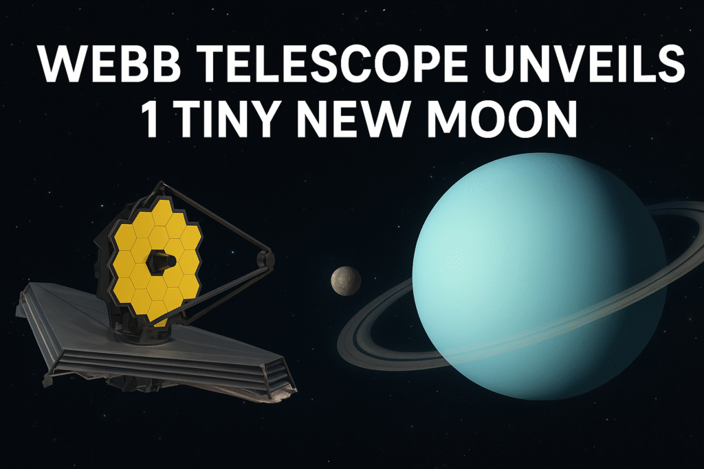 Webb Telescope Unveils 1 Tiny New Moon
