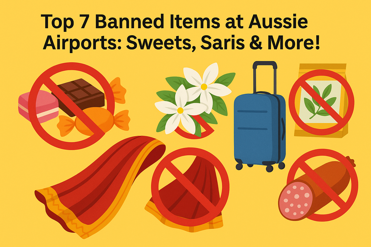 Top 7 Banned Items at Aussie Airports