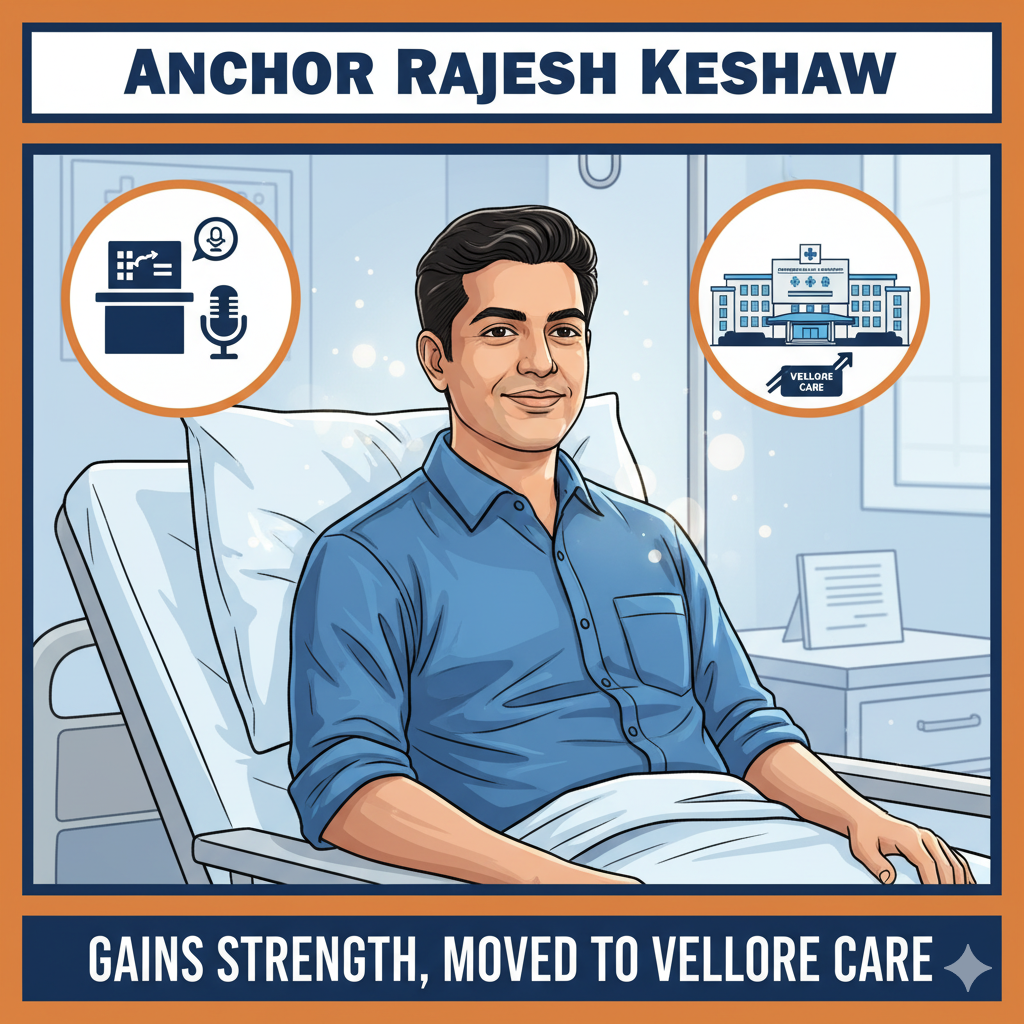 Anchor Rajesh Keshav Gains Strength