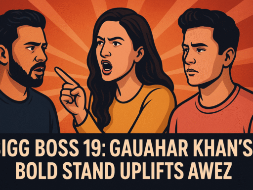 Bigg Boss 19: Gauahar Khan’s Bold Stand Uplifts Awez Bigg Boss Telugu 9