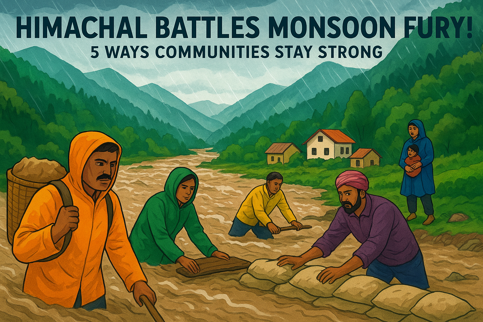 Himachal Battles Monsoon Fury