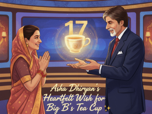 KBC 17: Asha Dhiryan’s Heartfelt Wish for Big B’s Tea Cup ✨ Bigg Boss Telugu 9
