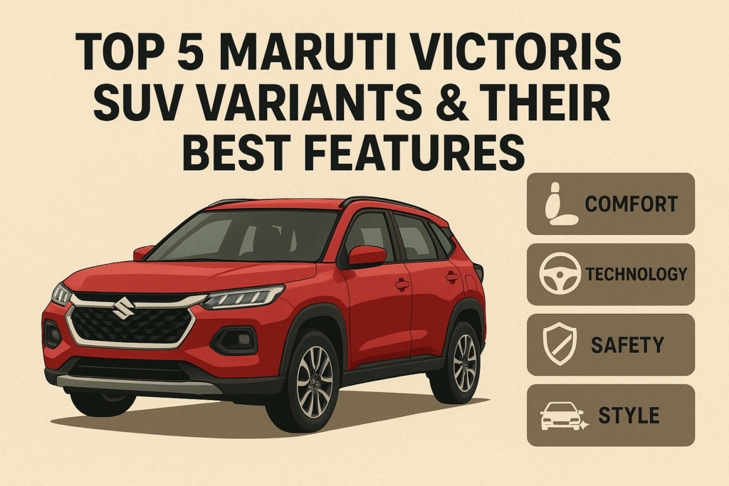 Top 5 Maruti Victoris SUV Variants