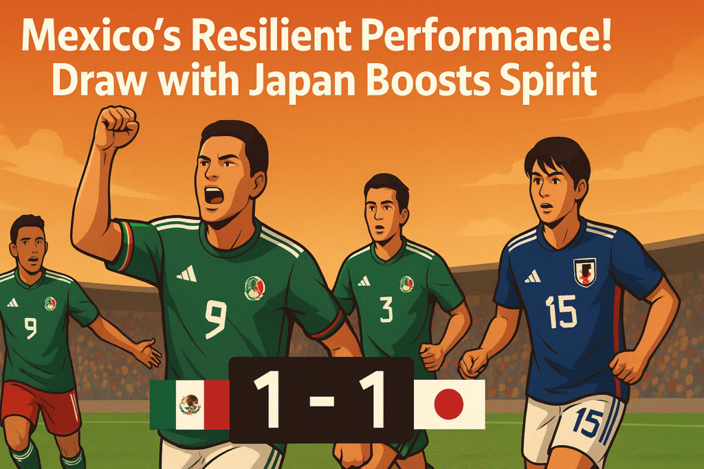 Mexico’s Resilient Performance! Draw with Japan Boosts Spirit Mexico