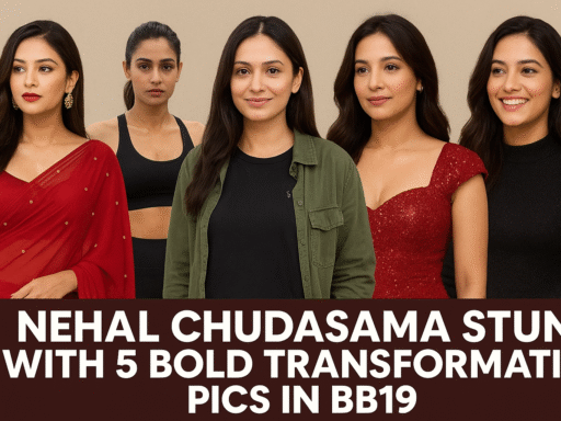 Nehal Chudasama Stuns with 5 Bold Transformation Pics in BB19 Bigg Boss Telugu 9