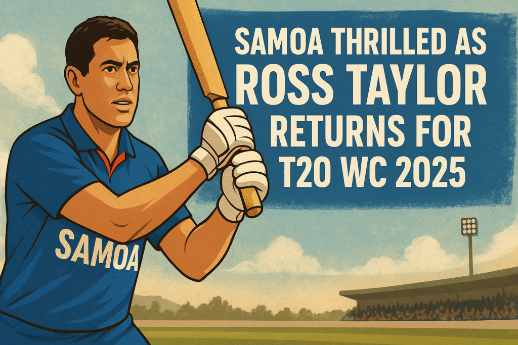 Samoa Thrilled as Ross Taylor