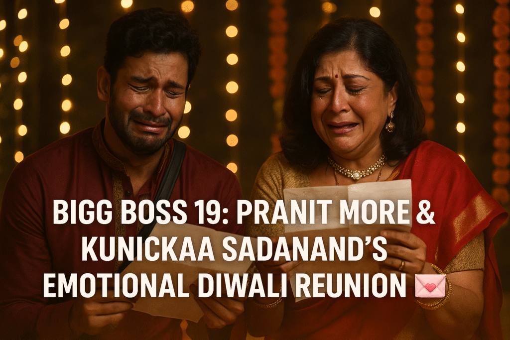 Bigg Boss 19: Pranit & Kunickaa’s Heartwarming Diwali Letters 💖 Bigg Boss 19