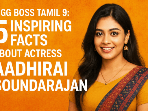 Bigg Boss Tamil 9: 5 Inspiring Facts About Actress Aadhirai Soundarajan Bigg Boss 19