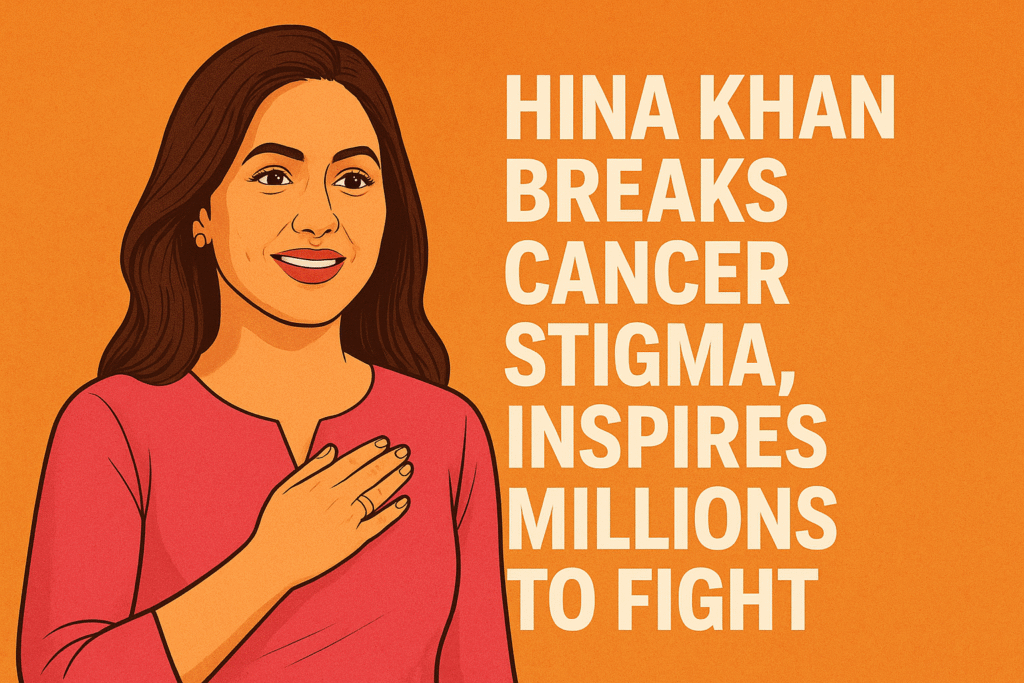 Hina Khan Breaks Cancer Stigma